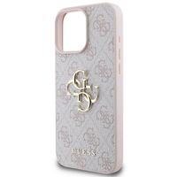 Guess Coque 4G Metal Logo Backcover Apple iPhone 16 Pro - Rose