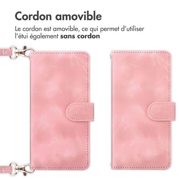 imoshion Etui de télephone portefeuille avec cordon Oppo Reno 16 F - Rose