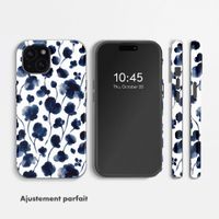 Selencia Coque arrière Vivid avec MagSafe Apple iPhone 15 - Midnight Blossom