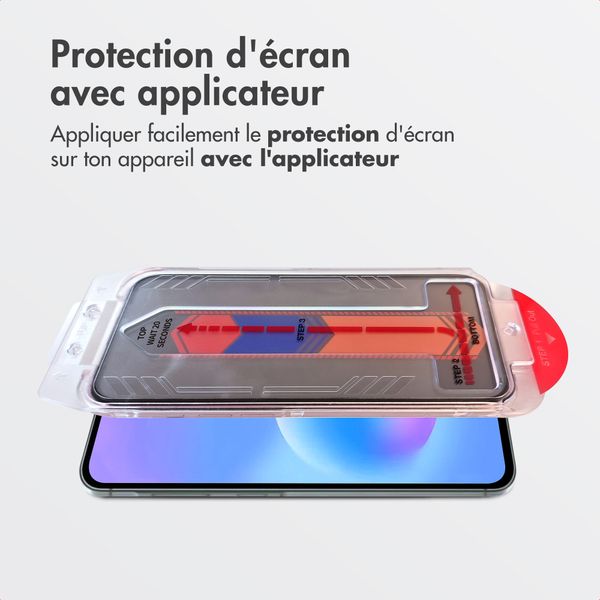 Accezz Protection d'écran en verre trempé avec applicateur - 2-pack Samsung Galaxy A57 (5G)