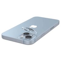 Spigen Optik Lens Protector - Protection complète de la caméra (lot de 2) Apple iPhone 14 / 14 Plus - Crystal Clear