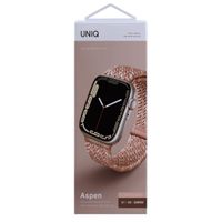 Uniq Bracelet tressé Aspen Designer Edition Apple Watch | 38/40/41/42 mm - Citrus Pink
