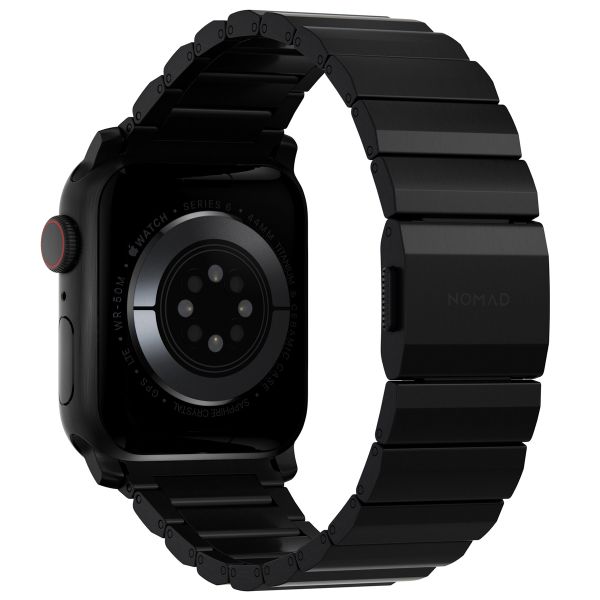 Nomad Bracelet à maillons en titane Apple Watch | 44/45/46/49 mm - Noir