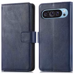 imoshion Étui de télephone portefeuille de luxe Google Pixel 9 Pro XL - Bleu foncé