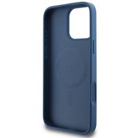 Guess Coque 4G Metal Logo MagSafe Apple iPhone 16 Pro Max - Bleu