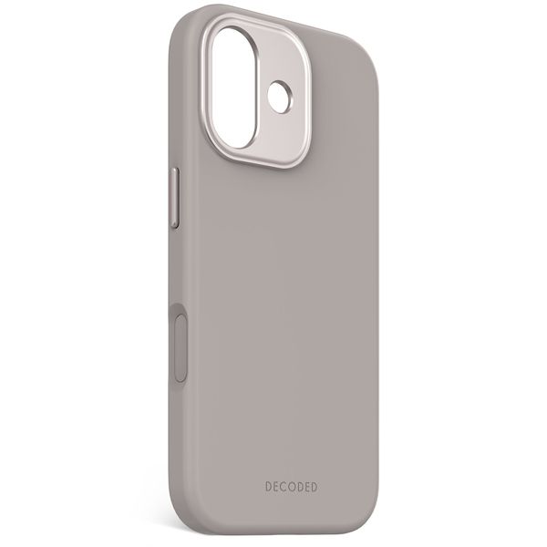 Decoded Coque en silicone MagSafe Apple iPhone 17 - Soft Taupe
