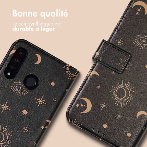 imoshion Étui de télephone portefeuille Design Huawei P30 Lite - Sky Black