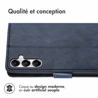 imoshion Étui de télephone portefeuille de luxe Samsung Galaxy A16 - Bleu foncé
