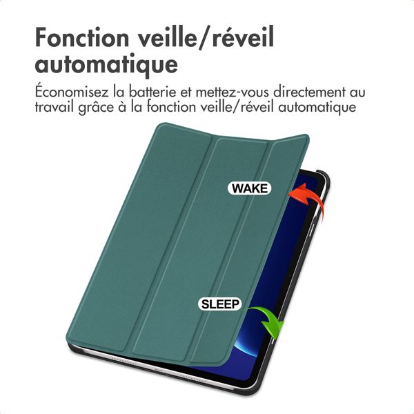 imoshion Coque tablette Trifold OnePlus Pad Go 2 / Oppo Pad 5 - Vert foncé