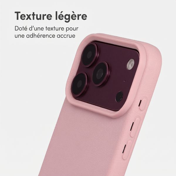 imoshion Coque arrière Texture Apple iPhone 18 Pro Max / 17 Pro Max - Rose