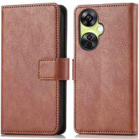 imoshion Étui de télephone portefeuille de luxe OnePlus Nord CE 3 / CE 3 Lite - Marron