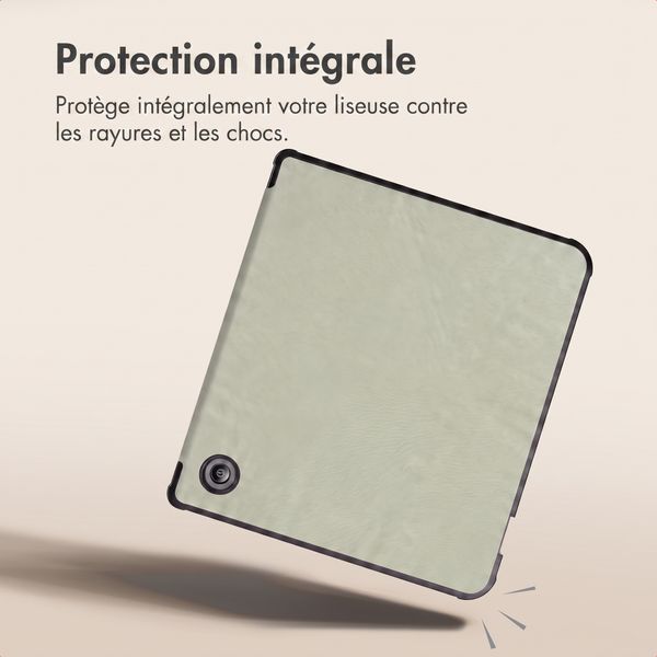 imoshion Étui de liseuse portefeuille design Pliable Kobo Libra Colour - Floral Green