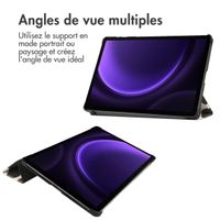 imoshion Coque tablette Design Trifold Samsung Galaxy Tab S9 11.0 pouces / S10 Lite / S10 FE / S9 FE 10.9 pouces - Leopard