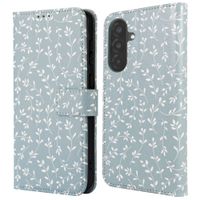 imoshion Étui de télephone portefeuille Design Samsung Galaxy A57 (5G) - Smoke Green Flowers