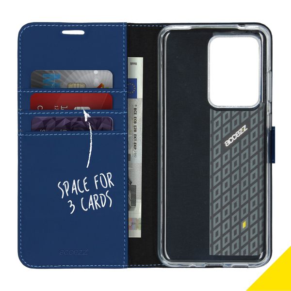 Accezz Étui de télephone Wallet Samsung Galaxy S20 Ultra - Bleu