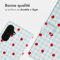imoshion Étui de télephone portefeuille Design Samsung Galaxy A56 - Cherry Check
