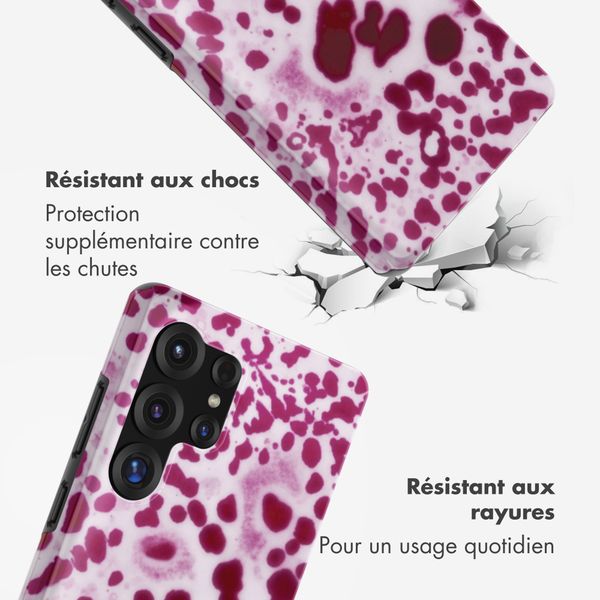 Selencia Coque arrière Vivid avec MagSafe Samsung Galaxy S25 Ultra - Cosmic Orchid
