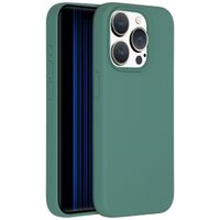 Accezz Coque Liquid Silicone avec MagSafe Apple iPhone 15 Pro - Vert foncé