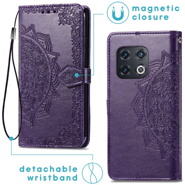 imoshion Etui de télephone Mandala OnePlus 10 Pro - Violet