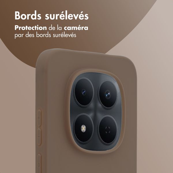 imoshion Coque Couleur Xiaomi Redmi Note 15 Pro (5G) - Marron
