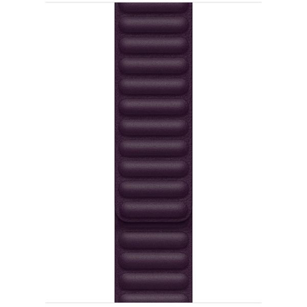 Apple Bracelet Leather Link Apple Watch | 38/40/41/42 mm - Taille M/L - Dark Cherry