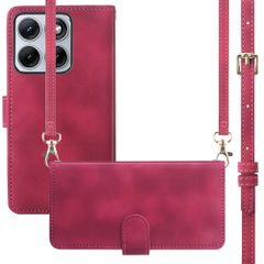 imoshion Etui de télephone portefeuille avec cordon Motorola Edge 70 Fusion - Rouge