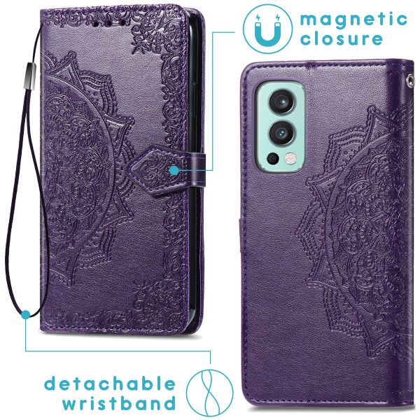 imoshion Etui de télephone Mandala OnePlus Nord 2 - Violet