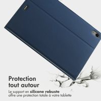 Accezz Coque tablette Classic Apple iPad Air 11 pouces (2026) M4 / (2025) M3 / (2024) M2 / Air 5 (2022) / Air 4 (2020) - Bleu foncé