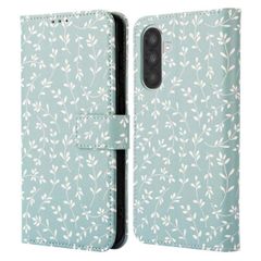 imoshion Étui de télephone portefeuille Design Samsung Galaxy A36 - Smoke Green Flowers