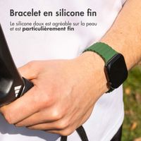 imoshion Bracelet Athletic en silicone Apple Watch | 38/40/41/42 mm - Vert foncé