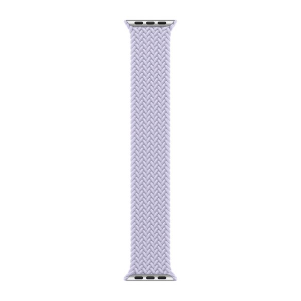 Apple Bracelet Solo tressé Apple Watch | 44/45/46/49 mm - Taille 6 - Purple Fog