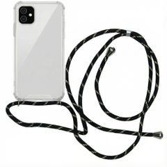 imoshion Coque arrière transparente avec cordon Apple iPhone 11 - Noir & Doré