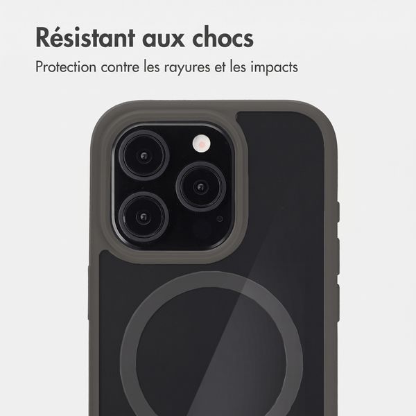 Accezz Coque arrière Hold avec MagSafe Apple iPhone 15 Pro - Grey