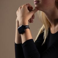 Selencia Bracelet à maillons scintillants Apple Watch | 38/40/41/42 mm - Noir