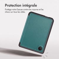 imoshion Étui de liseuse portefeuille Pliable Kobo Clara Colour / BW - Vert foncé