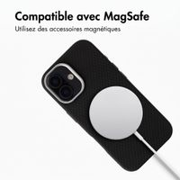 Accezz Coque arrière Mesh avec MagSafe Apple iPhone 17 - Noir