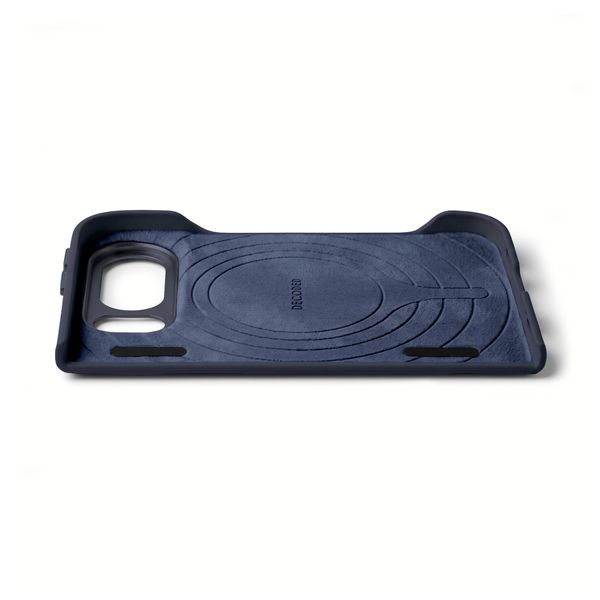 Decoded Coque en silicone MagSafe Apple iPhone Duo - Navy