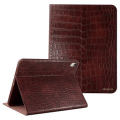 Selencia Coque Croco Apple iPad 11 (2025) 11 pouces A16 / iPad 10 (2022) 10.9 pouces - Burgundy