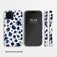 Selencia Coque arrière Vivid Apple iPhone 15 - Midnight Blossom