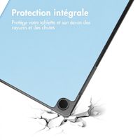 imoshion Coque tablette Trifold Samsung Galaxy Tab A11 Plus / A9 Plus - Bleu clair
