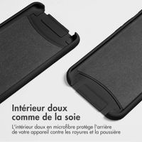 imoshion Coque arrière Color avec cordon amovible et MagSafe Samsung Galaxy S25 / S24 - Noir