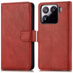 imoshion Étui de télephone portefeuille de luxe Xiaomi 15 - Rouge