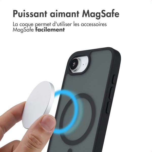 imoshion Coque Color Guard avec MagSafe Apple iPhone 17e / 16e - Noir