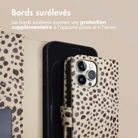 imoshion Étui de télephone portefeuille Design Apple iPhone 12 (Pro) - Black And White Dots