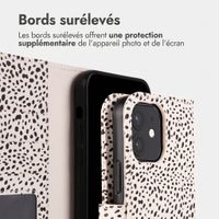 imoshion Étui de télephone portefeuille Design Apple iPhone 12 (Pro) - Desert Dots