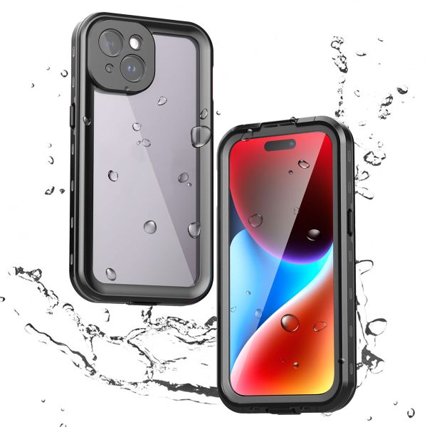 Redpepper Coque imperméable Dot Plus Apple iPhone 15 - Noir
