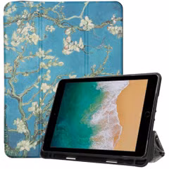 imoshion Coque tablette Design Trifold Apple iPad 6 (2018) 9.7 pouces / iPad 5 (2017) 9.7 pouces / Air 2 (2014)/Air 1 (2013) - Green Plant