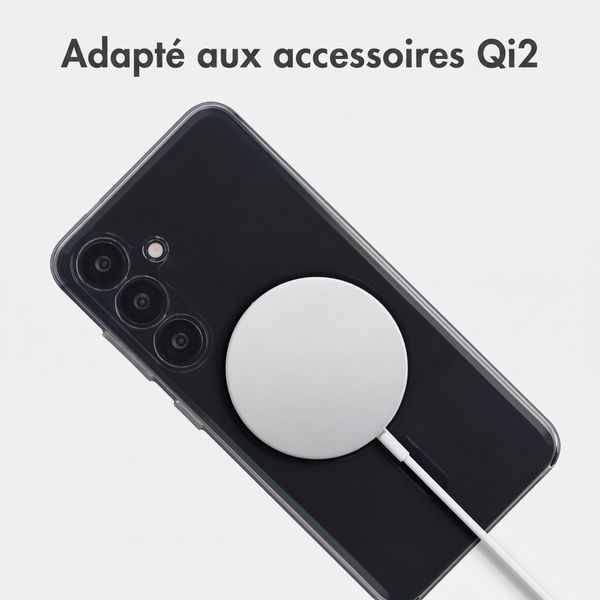 Accezz Lite coque arrière avec MagSafe Samsung Galaxy S25 - Smokey Clear