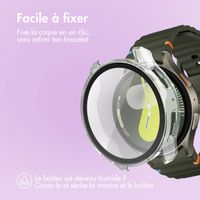 imoshion Coque rigide à couverture complète Samsung Galaxy Watch 7 - 40 mm - Transparent