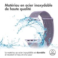 imoshion Bracelet magnétique milanais Apple Watch | 44/45/46/49 mm - Taille M - Violet